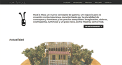 Desktop Screenshot of madismad.com